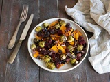 Salade de chou de Bruxelles, Butternut et pécan : Une alliance croquante et gourmande