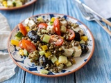 Salade de lentilles à la grecque