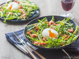 Salade de Pissenlit, Lardons & Oeuf mollet