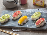 Sushis sucrés au Tapioca et Lait de coco