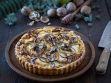 Tarte au chèvre et aux poires