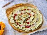 Tarte fine à la courgette