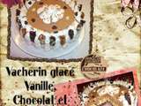 Vacherin Glacé Vanille, Chocolat et Praliné