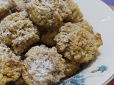 Biscuits aux flocons d'avoine à la confiture d'abricots maison