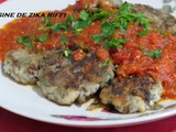 Galettes de sardines ou kefta bel serdina et sa fondue de tomates- terroir bônois