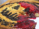 Gâteau-tarte monstre à la confiture de cerises aux fourmis