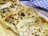 Mahjouba - crêpes salées farcies au poulet et aux épinards ( fatayers turques)