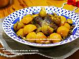 Marka hlouwa sfarjel w kastel-sucre-sale coings et marrons au jarret d'agneau