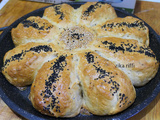 Pain marguerite brioché hyper moelleux au lait fermenté ( leben ) et fleur d'oranger- sans pétrissage