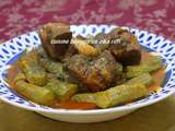 Tajine souris d'agneau aux courgettes et menthe sechee- ( market jraywet )