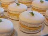 Participation au Concours du Meilleur Macaron Amateur Bordeaux - Macaron au crémeux passion, mangue et citron vert