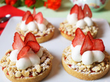 Tartelettes Crumble à la Fraise et Gingembre (Comme à Melbourne)