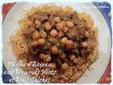 Tagine d'Agneau aux Poivrons Verts et Pois Chiches