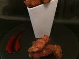 Nuggets de poulet persilles au ketchup