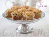 Muffins aux myrtilles et streusel