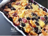 Gratin de fruits d’été parfumé à l’amaretto