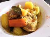 Pot au feu de Jarret de Veau au Curcuma