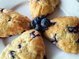 Scones citron myrtilles