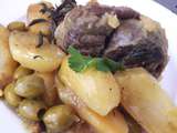 Souris d’agneau en tajine aux citron confit et olives