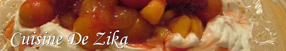 Recettes de Cuisine De Zika