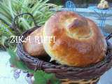 Brioche escargot fourree a la confiture de fraises