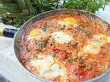 Chakchouka algérienne a la viande hachée / tomate-oignons-poivron