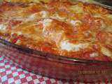 Lasagnes au poulet et aubergines