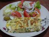 Omelette estivale fines herbes et fromage