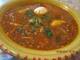 Soupe de lentilles belle maman a l'algeroise