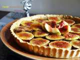 Tarte amandine aux figues fraîches du jardin