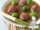 Nipponaiseries : Shirumono aux boulettes de porc et choux de Bruxelles