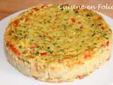 Clafoutis chèvre-légumes