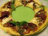 C'est la Pizza party pour Culino Versions : pizza aux girolles et bresaola