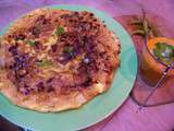 Gaspacho et Tortilla aux pimientos, poivron rouge et pommes de terre