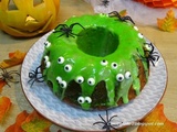 Gâteau aux amandes et au araignées pour Halloween