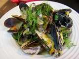 Moules au roquefort