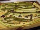 Quiche courgettes et asperges au fromage blanc