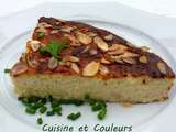 Gâteau léger de chou fleur cru et fromage frais