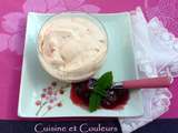 Mousse   Zaza   à la confiture de fraises