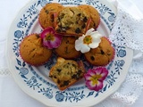 Muffins noisettes/chocolat à la farine de millet