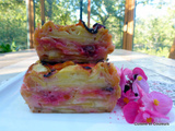 Octobre rose: cake de pommes aux pralines roses