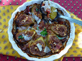 Petit gratin de l'été ( aubergines et figues )