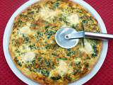 Pizza-quiche du fond de frigo