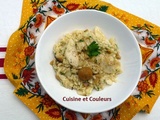 Risotto châtaignes poires