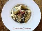 Risotto de printemps aux artichauts violets