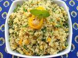 Salade de quinoa et chou fleur cru, façon boulghour