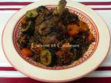 Souris d'agneau aux lentilles comme une tajine