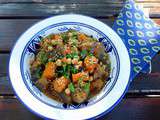 Tajine aubergines/carottes au cumin et poivre de Mada