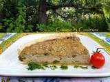 Tarte   Baba ghanoush   (à l'aubergine et tahin)