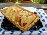 Tartelettes aux pêches blanches et amandes